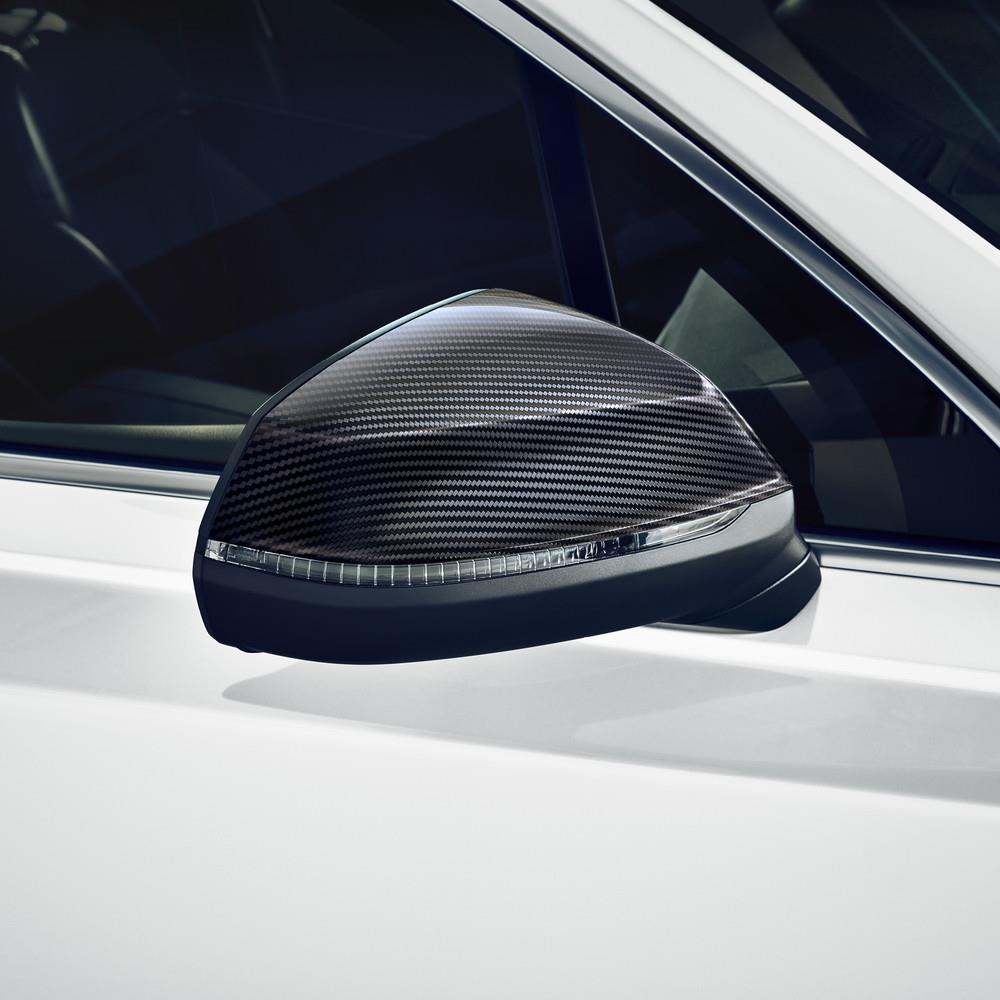 Audi Q8 Exterior mirror housing in carbon, for vehicles with Audi