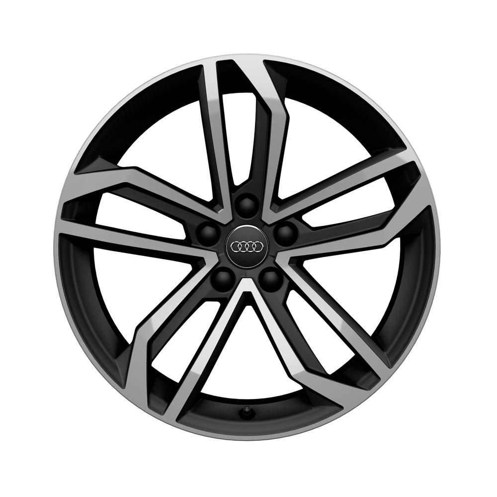 Audi A Rim Arm Sidus Matt Black High Gloss Turned Finish Jx W Lt